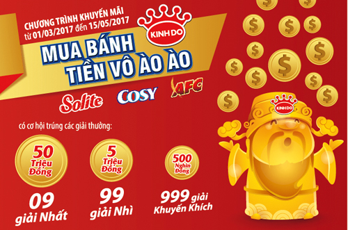 Mua bánh Kinh Đô, tiền vô ào ào ảnh 1